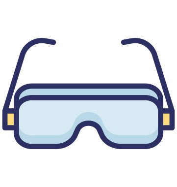 Kolayca düzenlemek veya değiştirmek göz çerçevesi izole vektör simgesi