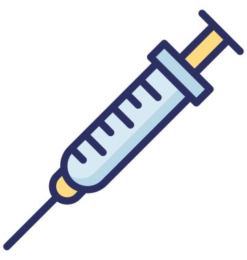 Kolayca düzenlemek veya değiştirmek enjeksiyon izole vektör simge
