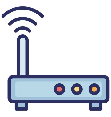 Kolayca düzenlemek veya değiştirmek Internet izole vektör simge