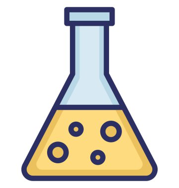 Kolayca düzenlemek veya değiştirmek konik şişesi izole vektör simge