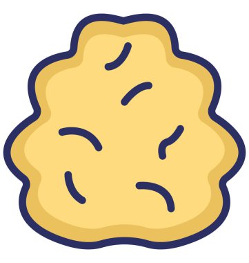 Kolayca düzenlemek veya değiştirmek bakteri izole vektör simge