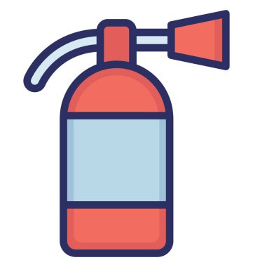 Kolayca düzenlemek veya değiştirmek söndürücü izole vektör simge