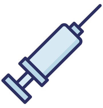 Kolayca düzenlemek veya değiştirmek enjeksiyon izole vektör simge