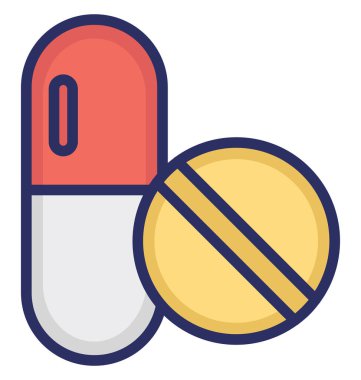 Kolayca düzenlemek veya değiştirmek kapsül izole vektör simgesi