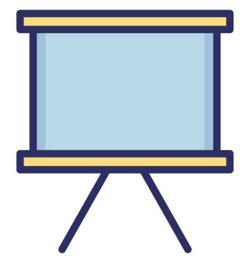 Kolayca düzenlemek veya değiştirmek yazı tahtası izole vektör simge