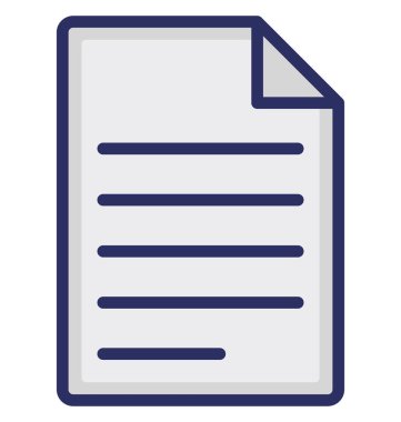 Kolayca düzenlemek veya değiştirmek sözleşme izole vektör simge