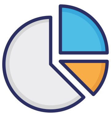 Kolayca düzenlemek veya değiştirmek analytics izole vektör simge