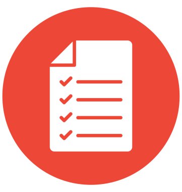  Kolayca düzenlemek veya değiştirmek denetim listesi izole vektör simge