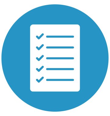 Kolayca düzenlemek veya değiştirmek denetim listesi izole vektör simge