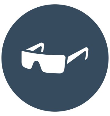 Kolayca düzenlemek veya değiştirmek göz çerçevesi izole vektör simgesi