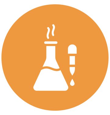 Kolayca düzenlemek veya değiştirmek kimyasal damlalık izole vektör simge