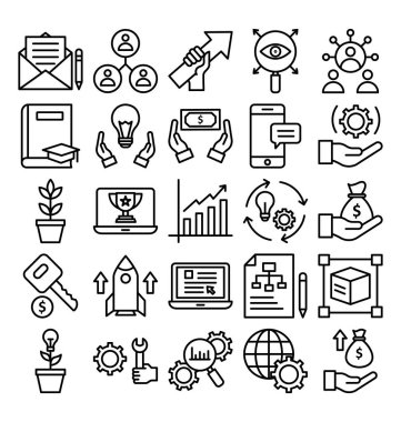 Çapraz pazarlama vektör simgeleri kolayca değiştirilebilir veya düzenleyebilirsiniz 