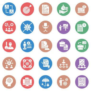 Office ve İşler Vektör simgeleri Kolayca değiştirebilen veya değiştirebilen Ayarlar