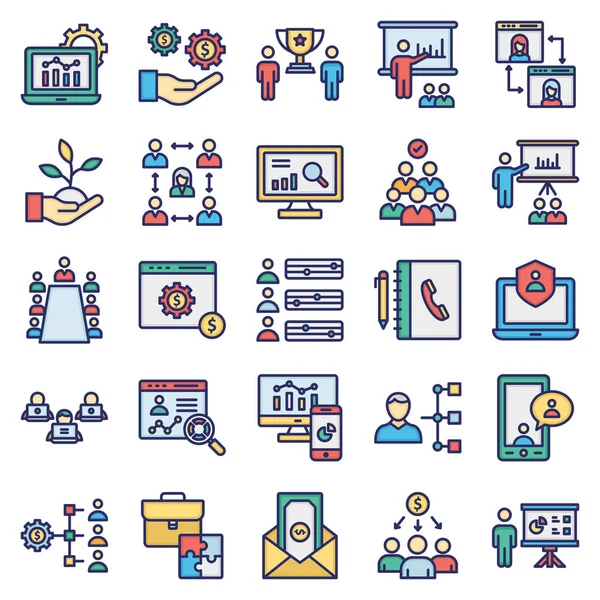 Office ve İşler Vektör simgeleri Kolayca değiştirebilen veya değiştirebilen Ayarlar