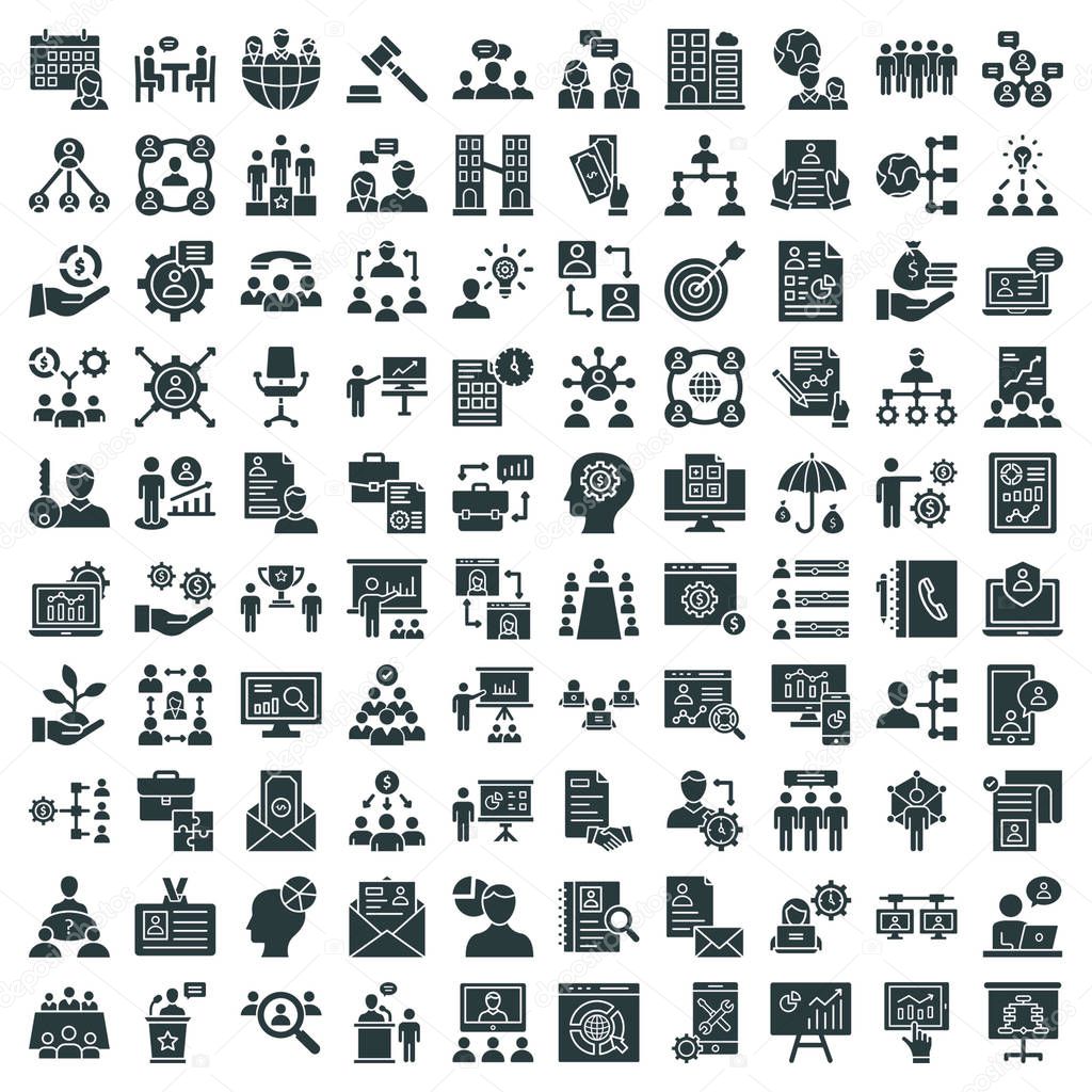 Here we are offering you office and jobs related icons pack, this pack consists all types of icons which can be used in your office project. You can use it for personal or commercial purpose 