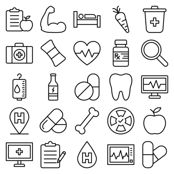 Icono Vectorial Médico Salud Que Puede Modificar Editar Fácilmente — Vector de stock