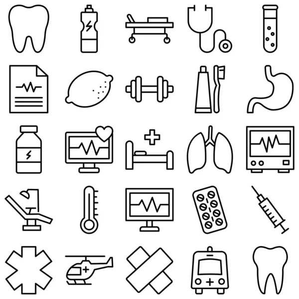 Icono Vectorial Médico Salud Que Puede Modificar Editar Fácilmente — Vector de stock