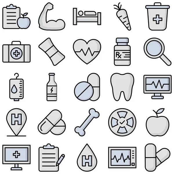 Icono Vectorial Médico Salud Que Puede Modificar Editar Fácilmente — Vector de stock