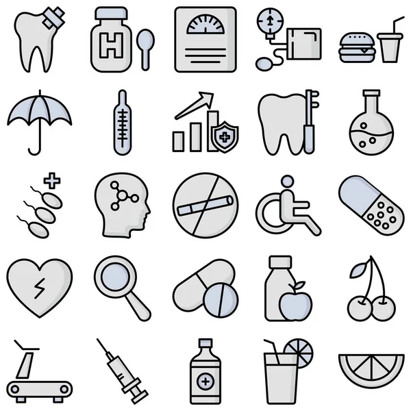 Medische Gezondheid Vector Pictogram Dat Gemakkelijk Kan Wijzigen Bewerken — Stockvector