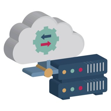 Kolayca düzenleyebilen ya da düzenleyebilen bulut hesap vektörü simgesi