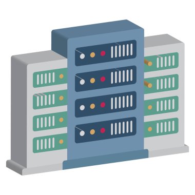 Kolayca değiştirebilen ya da düzenleyebilen yedekleme aygıtları Vektör Simgesi