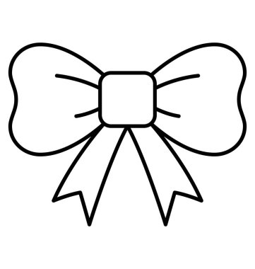 Yay, papyon Çizgi Çizgisi vektör simgesi kolayca değiştirilebilir veya düzenlenebilir