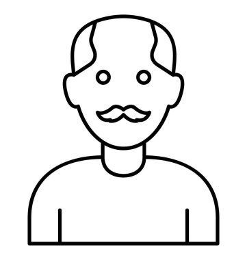 Kolayca düzenleyebilen ve düzenleyebilen Baba Satır Biçimi vektör simgesi