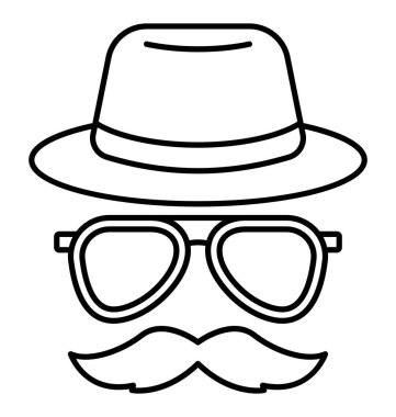 Kolayca değiştirebilen veya düzenleyebilen kostüm Satırı biçimi vektör simgesi