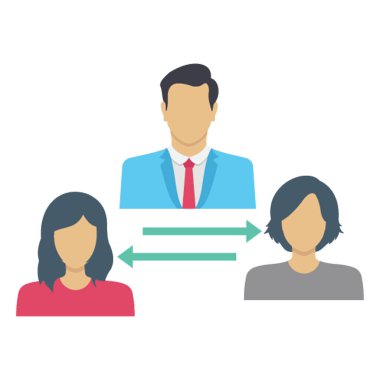 Kolayca değiştirebilen ve düzenleyebilen Freelancer toplantı vektör simgesi