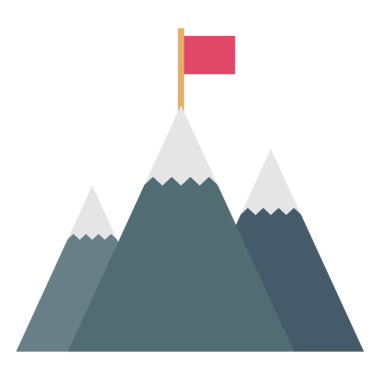 Kolayca değiştirebilen ya da düzenleyebilen hedef vektör simgesi