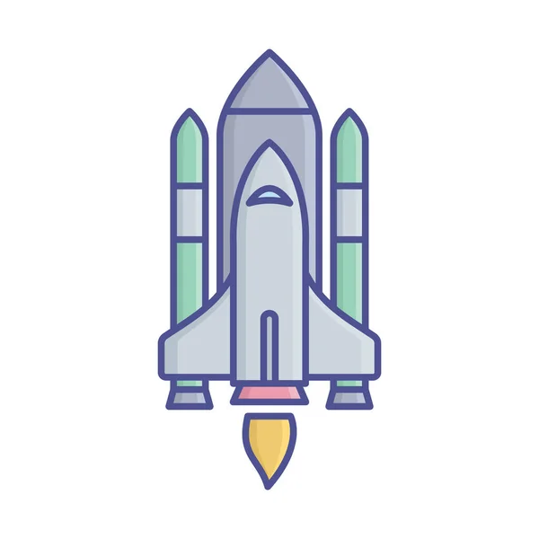 Launch Flat Isolated Vector Icon Which Can Easily Modify Edit — Stock Photo, Image