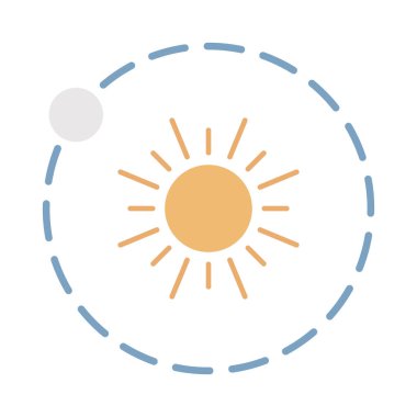 Dünya Düz Vektör simgesi Kolayca değiştirilebilir veya düzenlenebilir