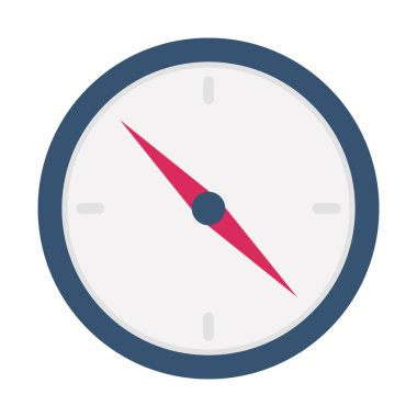 Pusula Düzleştirilmiş Vektör simgesi Kolayca düzenlenebilir veya düzenlenebilir