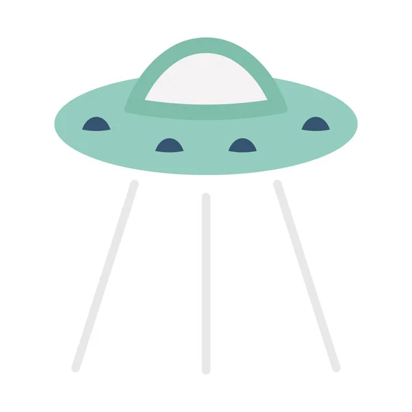 Alien Flat Isolated Vector Icon Care Poate Modifica Sau Edita — Fotografie, imagine de stoc