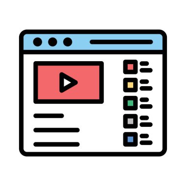 İçteki vektör simgesini kolayca düzenleyebilecek arayüz doldur