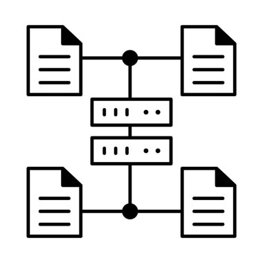Kolayca değiştirebilen veya düzenleyebilen Veri Kabartma Biçimi vektör simgesi