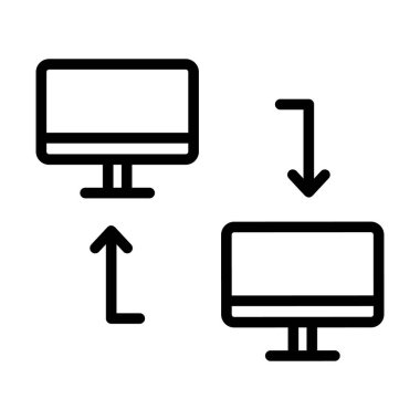 Kolayca düzenleyebilen ya da düzenleyebilen Bilgisayar Satırı Biçimi vektör simgesi