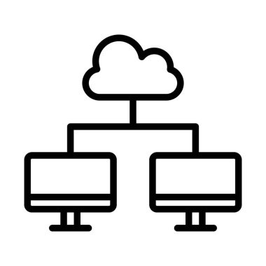 Kolayca düzenleyebilen ve düzenleyebilen Bulut Satır Biçimi vektör simgesi