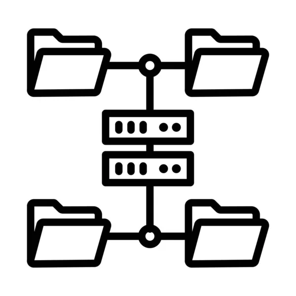 Document Line Style Vector Icon Which Can Easily Modify Edit — Stock Vector