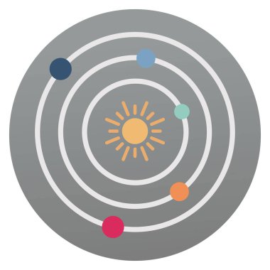 Astronomi Isometric vektör simgesi kolayca düzenleyebilir ya da değiştirebilir