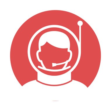 Astronot Isometric Arkaplan Tarzı vektör simgesi Kolayca düzenleyebilen veya düzenleyebilen