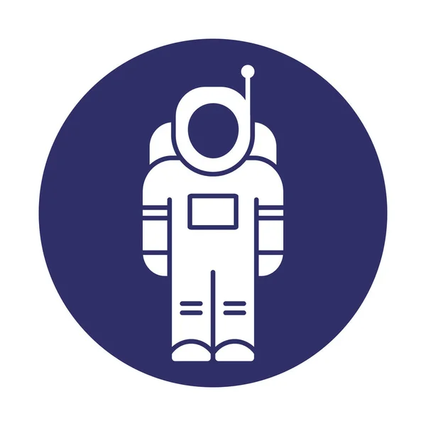 Astronaute Isometric Arrière Plan Style Icône Vectorielle Qui Peut Facilement — Image vectorielle
