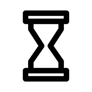 Kolayca değiştirebilen ya da düzenleyebilen Kum Saati Satırı biçim vektör simgesi