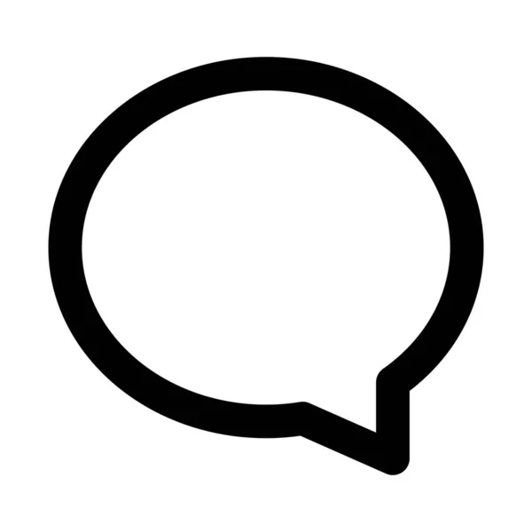 Chat Line Style Vektor Symbol Das Leicht Geändert Oder Bearbeitet — Stockfoto