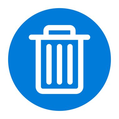 Çöp Satırı Biçimi vektör simgesi Kolayca değiştirilebilir veya düzenlenebilir