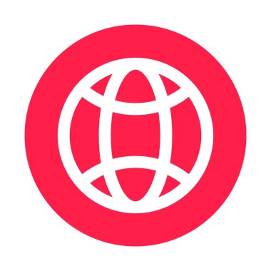 Kolayca düzenleyebilen veya düzenleyebilen Globe Satır Biçimi vektör simgesi