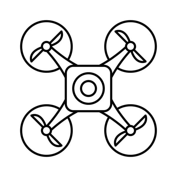 Drone Vector Icon Οποίο Μπορεί Εύκολα Τροποποιήσει Επεξεργαστεί — Διανυσματικό Αρχείο