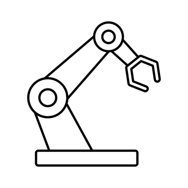 Fabricación Robótica Vector Icon Que Puede Modificar Editar Fácilmente — Archivo Imágenes Vectoriales