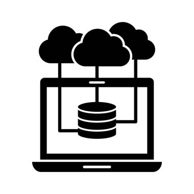 Kolayca düzenleyebilen ya da düzenleyebilen bulut hesap vektörü simgesi
