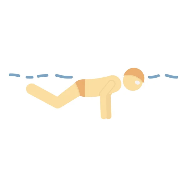 수정하거나 수있는 Breaststroke Vector Icon — 스톡 사진